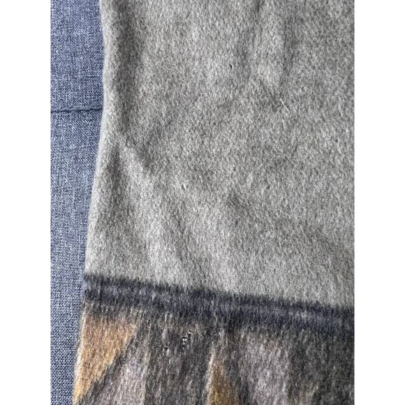Wool Fringe Maxi Skirt Women 6 Green Aztec The Last Best Place - Picture 12 of 12